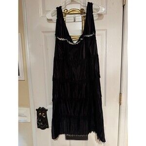 Flapper Woman Halloween Fringe Dress Costume Spirit Fringe 2X Plus 18-20 Spirit